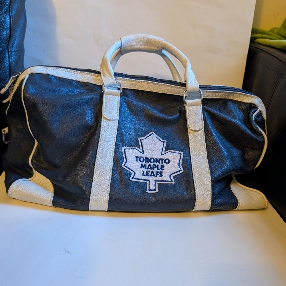Roots Vintage Toronto Maple Leafs Duffel Bag In GUC